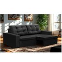 Ver imagem 1 de Sofá Retrátil 2 Lugares 1,80m Lisboa Suede Mirra Decor