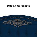 Ver imagem 3 de Cabeceira Casal 140cm Para Cama Box Greta Suede Azul Marrinho - DS Estofados