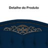 Cabeceira Casal 140cm Para Cama Box Greta Suede Azul Marrinho - DS Estofados - 3