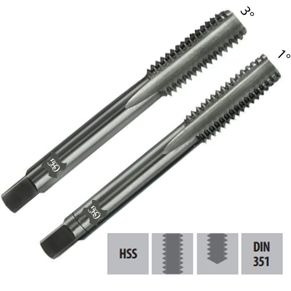 QUARKZMAN 2pcs Taraud Droit, M8 X 1.5 Métrique Taraudage