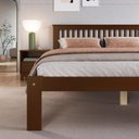 Ver imagem 5 de Cama de Casal de Madeira Maciça para Colchão 138x188cm Multimóveis Cr35273