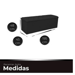 Recamier Bau Estofado Casal King Padrão Anita 195 Cm Veludo - 5