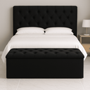 Ver imagem 2 de Recamier Bau Estofado Casal King Padrão Anita 195 Cm Veludo