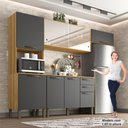 Ver imagem 4 de Cozinha Compacta 4 Peças 8 Portas 2 Gavetas Bella Sallêto Móveis