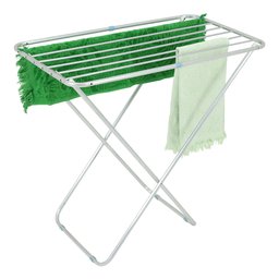 Varal Dobrável De Chão Slim Alumínio Resistente 88cm Bel - 4