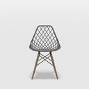 Ver imagem 2 de Kit 2 Cadeiras Kaila – Polipropileno, Design Ergonômico e Fácil Limpeza