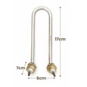 Ver imagem 4 de Resistência para Carro Térmico Tipo U 17cm 750W 220V