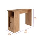 Ver imagem 3 de Bancada de Cozinha 135cm 1 Porta 2 Nichos Cor Mel Móvel Bento