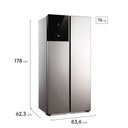 Ver imagem 5 de Geladeira Es40s 431l Frost Free Side By Side Autosense Electrolux