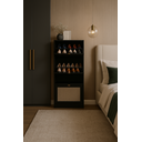 Ver imagem 3 de Armário Sapateira Tropical 3 Portas para até 20 Pares - Preto - Poquema