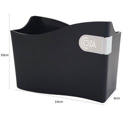 Kit 24 Suporte Porta Guardanapo Médio 14cm Mesa Lancheria Restaurante Bar Padaria Brinox Preto - 3