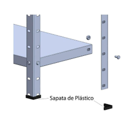 Estante Armário de Aço 6 Bandejas 90cm Cinza Suporta 150kg - 5