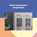 Ver imagem 3 de Armário Paneleiro Aço Telasul Mirage New Com Vidro Branco
