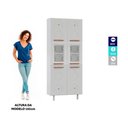 Ver imagem 5 de Armário Paneleiro Aço Telasul Mirage New Com Vidro Branco