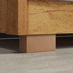 Guarda Roupa com Espelho 2 Portas 2 Gavetas Panamá Salleto Cinamomo/off White - 5