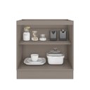 Ver imagem 2 de Balcão 2 Portas 80 Cm sem Tampo Olivia