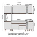 Ver imagem 4 de Cozinha Completa Madesa Reims com Armário e Balcão Branco