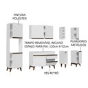 Ver imagem 2 de Cozinha Completa Madesa Reims com Armário e Balcão Branco