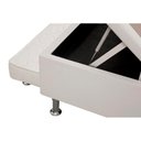 Ver imagem 5 de Cama Box Baú c/Auxiliar Solteiro: Colchão Espuma Polar D45 Polar Pérola + Base CRC Courano White(