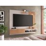 Painel para Tv 1,60 Tocantins Off White/freijo Colibri - 1