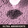 Tapete para Banheiro Bolinha Microfibra Absorvente Colors Rose - 3