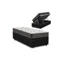 Ver imagem 1 de Cama Box Baú Solteiro Iso 100 D33 88x188 Preto - Ortobom