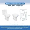 Tampa Vaso Sanitário Poliester Acrilico Loren Luna Branco para Bacia Lorenzetti - 5