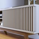 Ver imagem 6 de Rack com Painel para Tv 75 Polegadas Ripado 4 Portas Fortaleza e Nilo