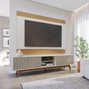 Ver mais imagens de Rack com Painel para Tv 75 Polegadas Ripado 4 Portas Fortaleza e Nilo