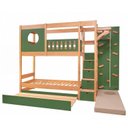 Ver imagem 2 de Treliche Active Play com Kit Escalada Infantil Direita Climb Casatema MadeiraOriginals Verde