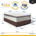Ver imagem 5 de Cama Box com Colchão de Molas Ensacadas Pillow Top Supreme Lux Queen 158cm