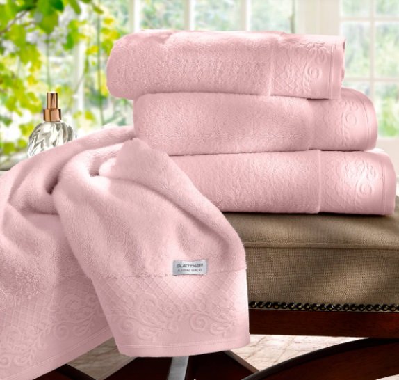 Toalha Banho Algodão Egípcio Nobre Buettner Nobre Darling Rose