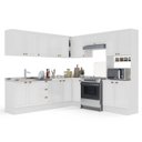 Ver imagem 3 de Cozinha Completa Modulada 9 Peças com Rodapé Pérola Yescasa Branco