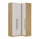 Ver imagem 2 de Guarda-roupa Modulado Infinity 3 Portas 3 Gavetas Savana/branco - Genialflex