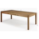 Ver imagem 3 de Mesa de Jantar 220x93cm Traço Linha Traço Bege/Stain Jatobá