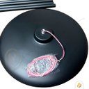 Ver imagem 4 de Coluna Dot Led Luminária de Chão Piso 3000k Preto 12w 1,65m Alumínio Bivolt