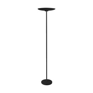 Coluna Dot Led Luminária de Chão Piso 3000k Preto 12w 1,65m Alumínio Bivolt