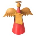 Ver imagem 4 de Anjo Pequeno Colorido Com Pergaminho Em Ferro Artesanal Libertas Rosas Artesanato Anjo Colorido