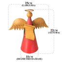 Ver imagem 2 de Anjo Pequeno Colorido Com Pergaminho Em Ferro Artesanal Libertas Rosas Artesanato Anjo Colorido