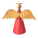 Ver imagem 3 de Anjo Pequeno Colorido Com Pergaminho Em Ferro Artesanal Libertas Rosas Artesanato Anjo Colorido