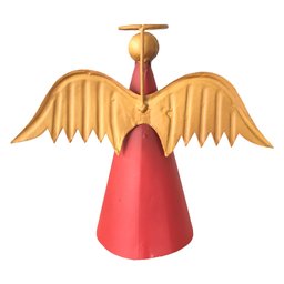 Anjo Pequeno Colorido Com Pergaminho Em Ferro Artesanal Libertas Rosas Artesanato Anjo Colorido - 3
