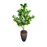 Planta Artificial Limoeiro 1,20m Kit com Vaso Cinza 40cm - 1