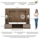 Ver imagem 3 de Estante com Suporte Tv 65" e Leds Berlim Multimóveis V3384