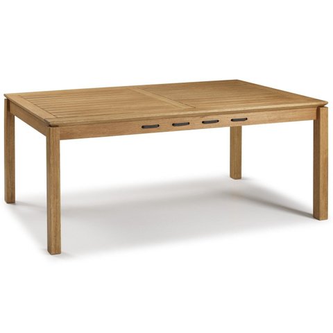 Mesa de Jantar 180x93cm Traço Linha Traço Bege/Stain Jatobá