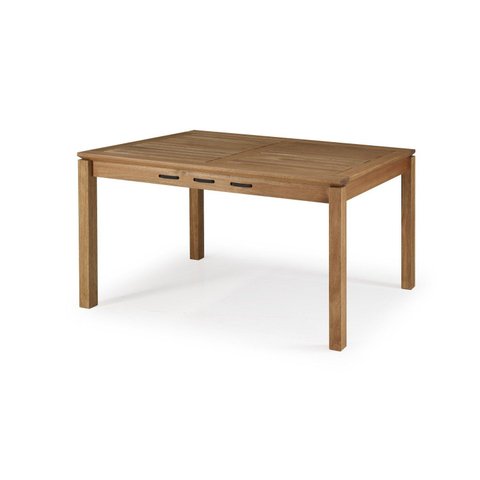 Mesa de Jantar 140x93cm Traço Linha Traço Bege/Stain Jatobá