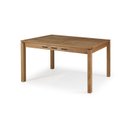 Ver imagem 1 de Mesa de Jantar 140x93cm Traço Linha Traço Bege/Stain Jatobá