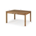 Ver imagem 3 de Mesa de Jantar 140x93cm Traço Linha Traço Bege/Stain Jatobá