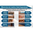 Ver imagem 2 de Cozinha Modulada Kappesberg Ciela Ciela 3 Peças (1aéreo+1balcão+1complemento) C3p21 Canela -