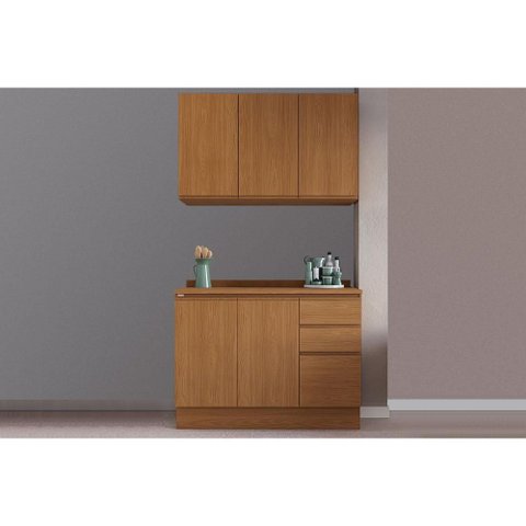 Cozinha Modulada Kappesberg Ciela Ciela 3 Peças (1aéreo+1balcão+1complemento) C3p21 Canela -