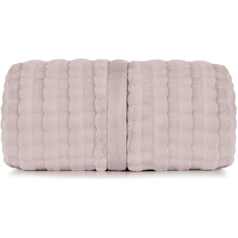 Cobertor King Desert Plush Flanel Fleece 400g/m² 100% Poliéste Altenburg Rosa Peach
